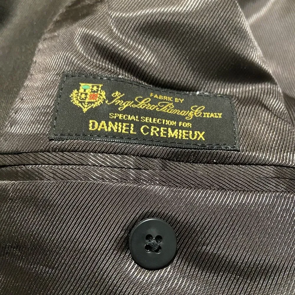 Loro Piana Wool Blazer 42L‎ Daniel Cremieux Men's Brown Sports Coat